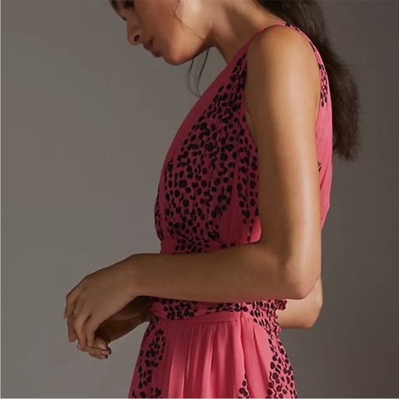 Anthropologie Verb by Pallavi Singhee V-Neck Ombre Maxi Dress Medium New w Tags - Picture 6 of 14